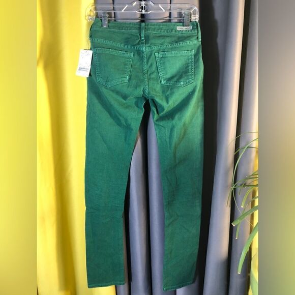 Citizens of Humanity Racer Low Rise Slim Emerald size 24-hard to find!! - Picture 1 of 12